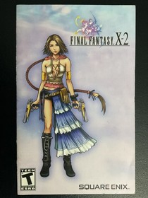 Final Fantasy X-2 PS2 PlayStation 2 Instruction Manual Only