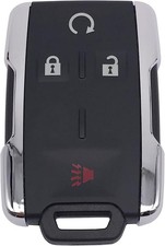 Replacement Key Fob Cover Case fit for Keyless Entry Key Fob Shell Silver