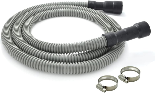 Universal Dishwasher Drain Hose - 10 Ft Discharge Hose - Corrugated and Flexible - Picture 7 of 12