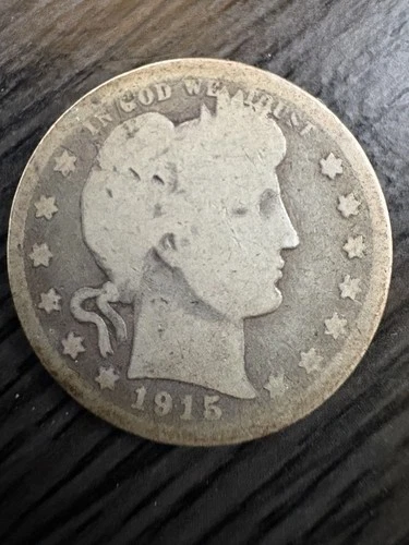 1915-D Barber Quarter