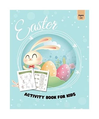 Easter Activity Book for Kids Ages 4-8: Easter Workbook Game for Learning Word S