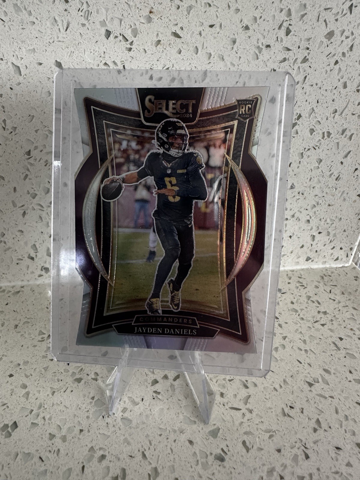 2024 Panini Select - Concourse Jayden Daniels #26 Silver Prizm Die-Cut (RC)