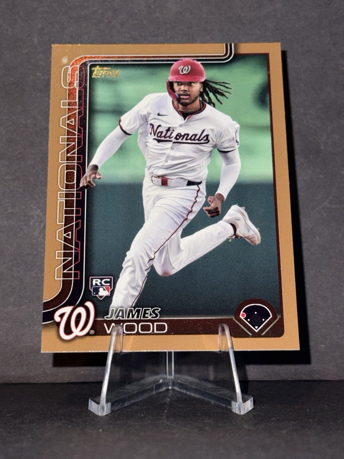 2025 Topps Series 1 - James Wood #181 Gold /2025 (RC) Nationals MLB