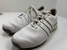 Mens ADIDAS Tour 360 White Leather Golf Boost Comfort EVN 791001 Shoes Sz US 10