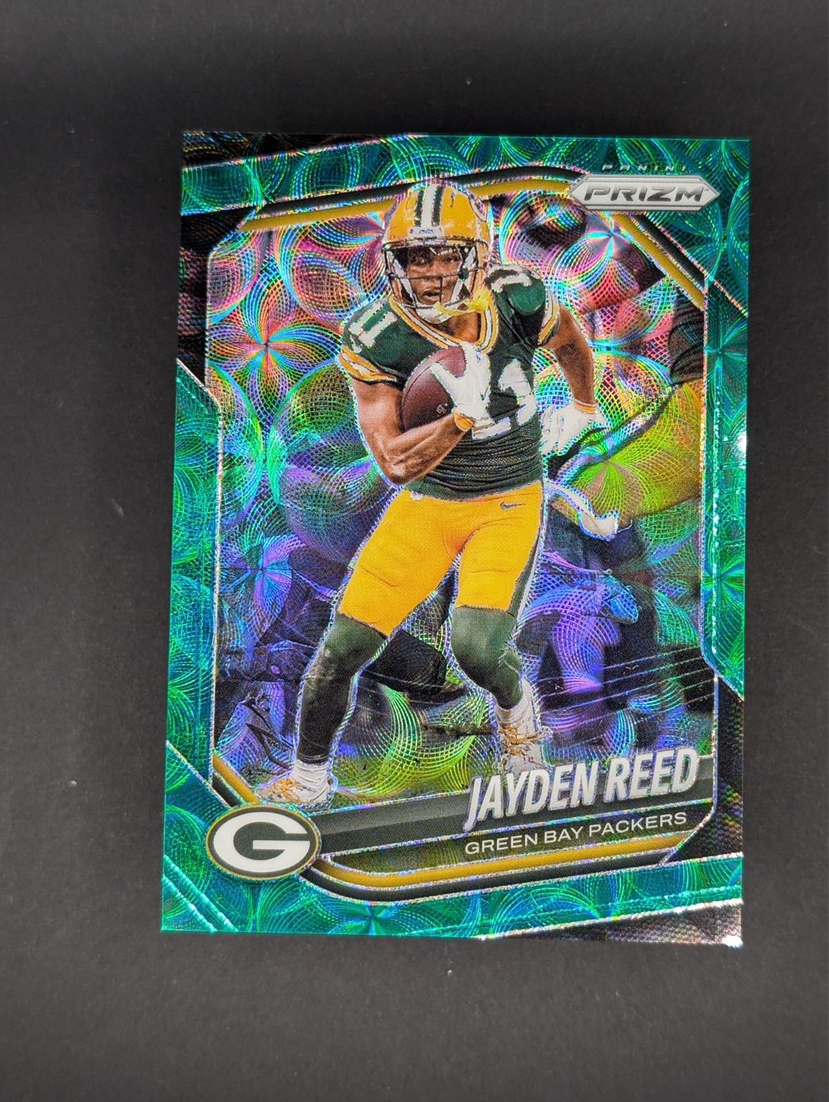 2025 Panini Prizm - Jayden Reed #25 Green Scope Prizm /75