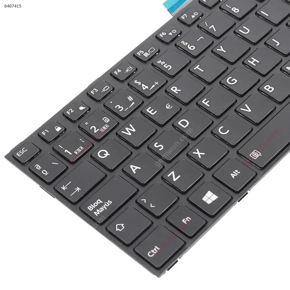 Teclado SP para portátil Toshiba Satellite Pro R50-C Tecra A50-C Z50-C A50-C1510 Foto 4 de 4