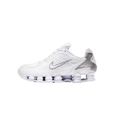 Nike Shox TL White / White - Metallic Silver AV3595-100 Men's Size 10 Medium