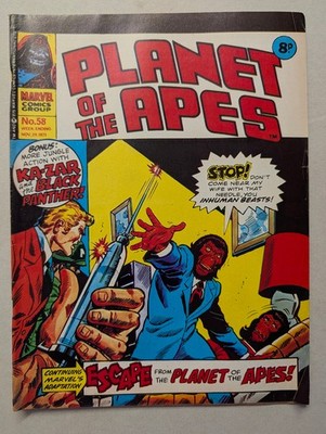 Planet of the Apes No 58, November 29th 1975, Marvel UK