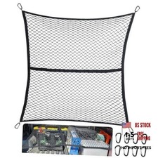 4'x4' Cargo Net for Pickup Truck Bed, Lite Truck Bed Net for Dump Runs