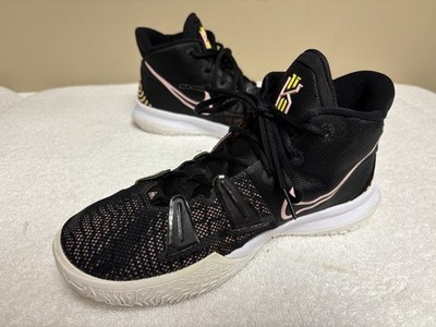 NIKE   Kyrie 7 Ripple Effect Black Pink Yellow Basketball Shoes Sz 7 Y, 8.5 W