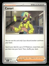 Canari 185/217 Uncommon Ascended Heroes Pokemon Lightly Played