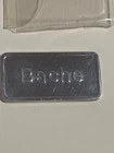 VTG 1970's BACHE 1 OZ .999 FINE SILVER ART BAR, EXCELLENT CONDITION, RARE