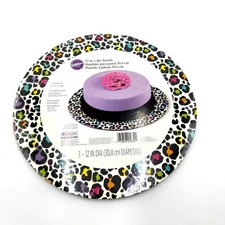 Wilton Cake Boards 12 Inch Multicolor Rainbow Leopard Print 3 Pack 2013