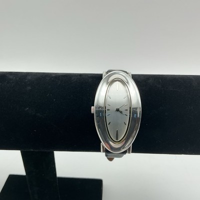 Black RLM Studio Robert Lee Morris Women's Sterling Silver Quartz Watch