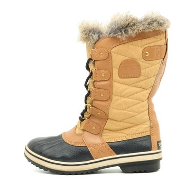 Sorel Damen NL2332-373 Stiefel Beige/Schwarz Schnürung Winterstiefel EU 39