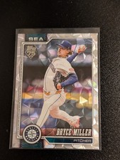 2026 Topps Series 1 Diamante Foil Bryce Miller Seattle Mariners #331
