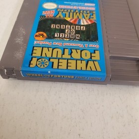 Wheel of Fortune - Family Edition (NES, 1990) Cartridge Only Tested Working 