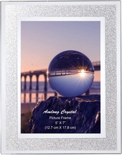 Sparkle Mirror Glass Picture Frames 5x7