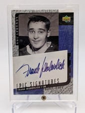💥 2000/01 UPPER DECK EPIC SIGNATURES FM FRANK MAHOVLICH HOF AUTO MAPLE LEAFS