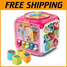 Pink Activity Cube for Kids 9m-3yrs