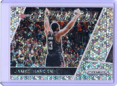 James Harden 2017-2018 Panini Prizm Get Hyped! Fastbreak Prizm #GH-JH Rockets
