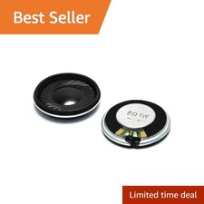 Gikfun 28mm 8Ohm 1W Full Range Audio Speaker 2 Pack