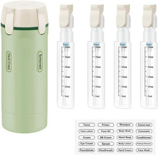 4 in 1 Travel Dispenser Bottle Leakproof Refillable for Toiletries