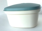 3 Quart TUPPERWARE Mandel Dampf N Store Dampfgarer #888 Sieb mit blauem Deckel #889