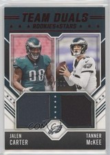 2023 Panini Rookies & Stars Team Duals 192/399 Jalen Carter Tanner McKee 0z0v