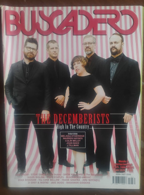 BUSCADERO N. 375 - FEB 2015 : THE DECEMBERISTS - WARREN HAYNES - JOAN BAEZ