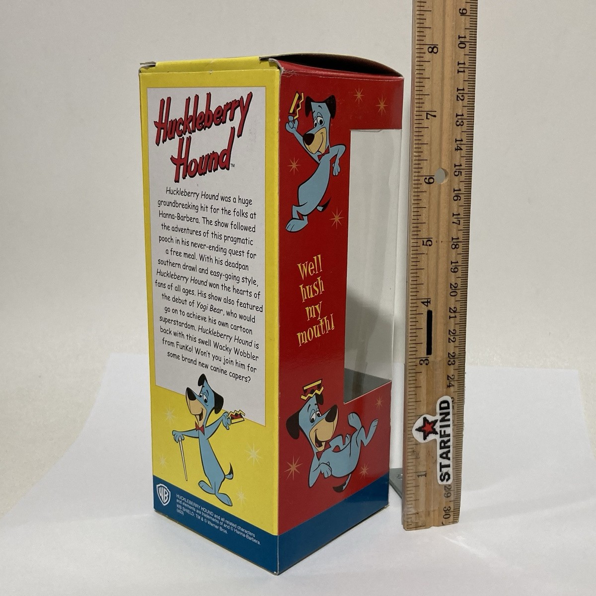 Huckleberry Hound Hanna Barbera Funko Wacky Wobbler Bobble Head