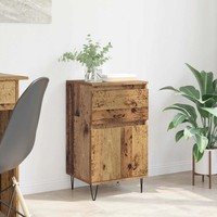 Sideboard Im Landhausstil Aus Altholz Mit Schubladen 35X40X70 Cm
