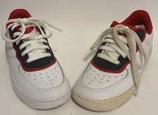 Nike Force 1 LV8 1 Youth 11C BV1085101 Pre Owned with Box White/White Obsidian