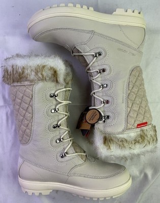 Helly Hansen Women's Garibaldi Vl Insulated Winter Boots-Cream/Snow-Size: 7.5
