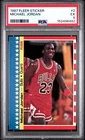 1987 Fleer MICHAEL JORDAN Basketball Card #2 Sticker Chicago Bulls PSA 5 🏀