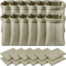 12-Pack Potato Sack Race Bags     40x24" Burlap Bags for Kids  Adults