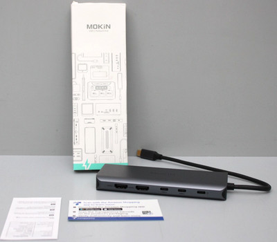 MOKiN USB C Docking Station, 14 in 1 Triple Display USB C, VGA, Gigabit Ethernet