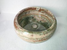 Stone sink - natural onyx sink - countertop sink D 40