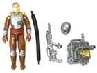 Hasbro Vintage 1988 G.I. Joe Charbroil Figure Loose Complete 3.75”