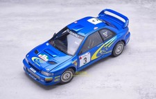 Sunstar 1/18 Subaru Impreza S6 WRC 2000 3 Portugal Burns Diecast Model Car Gift