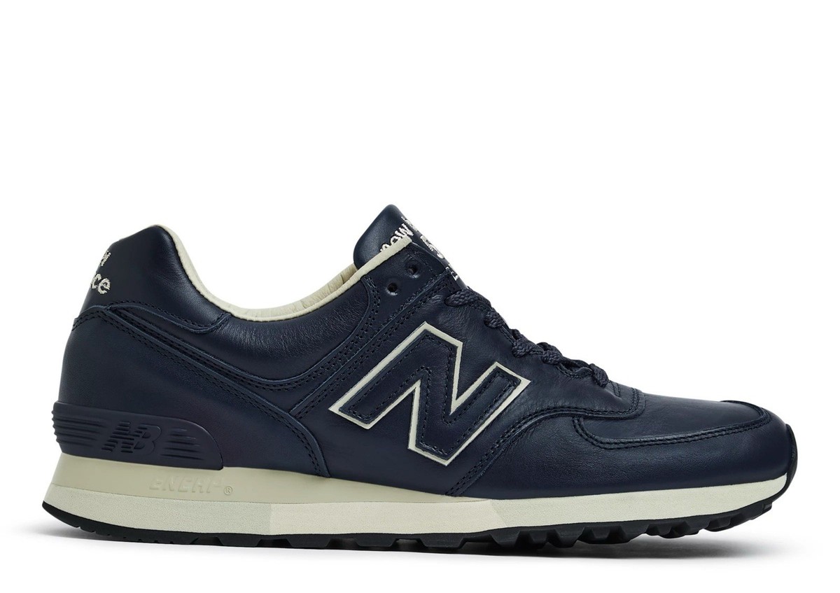 NEW BALANCE 576 MADE IN ENGLAND Leather Sneakers 'Sky Captain