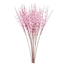 10Pcs Artificial Flowers 21.7" Faux Flowers Fake Bulk Branches Bouquets for H...