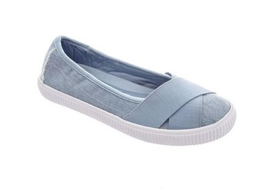 COMFORTVIEW Womens Sz 10 Blue Denim Slip On JAZLYN Athletic Shoes NEW