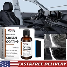  Car Plastic Plating Ref*rbishing Agent,Crystal Coating for Car Plastic