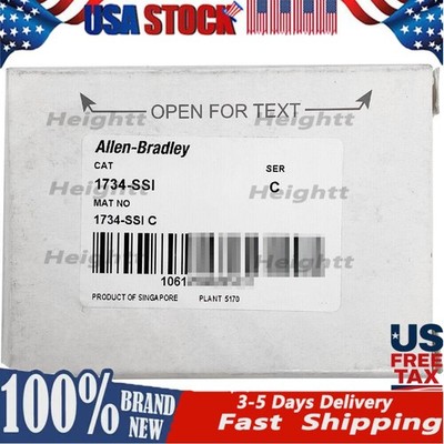 New Factory Sealed AB 1734-SSI SER C Encoder Input Module 1734SSI
