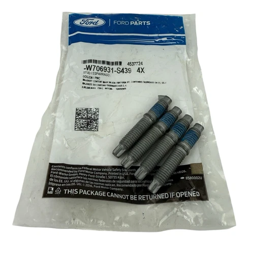 4-pack of Genuine Ford OEM Mount Bracket Studs W706931-S439