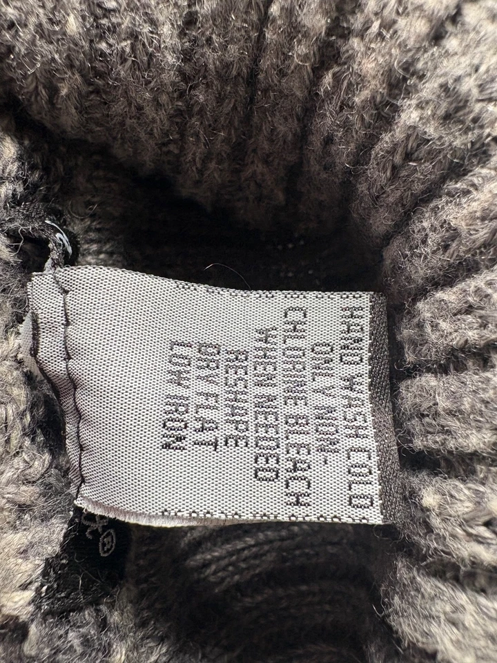 Suéter Alexandra Bartlett Para Mujer Talla L Mezcla de Lana Cuello Alto Gris Manga Larga Foto 4 de 4