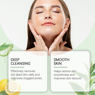 Exfoliating Gel Purifying Deep Cleansing Brightening Firming for Dull Skin