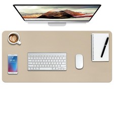 Leather Desk Pad Protector,NonSlip Mouse Pad,Laptop Desk Pad,Office Mouse Mat...