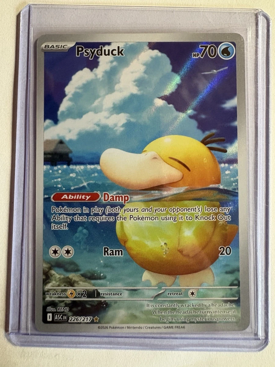 psyduck pokemon card value Most Expensive Pokmon Cards Violet 151 Type Psyduck Pokmon TCG Cards for
